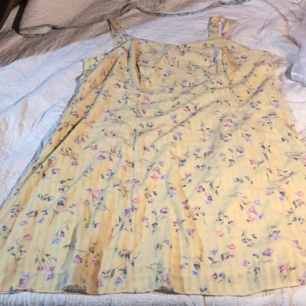 Yellow sun dress